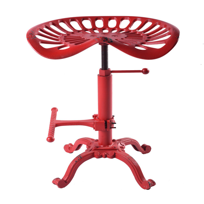 Williston Elinna Swivel Adjustable Height Bar Stool Wayfair